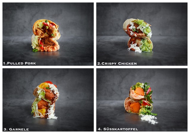 Burrito Auswahl
